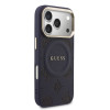3261 GUESS HC MAGSAFE PU W/ PEONY HOT STAMP BLUE IP17 PRO