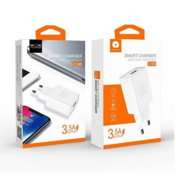 WUW C186 220V Адаптер USB 3.5A