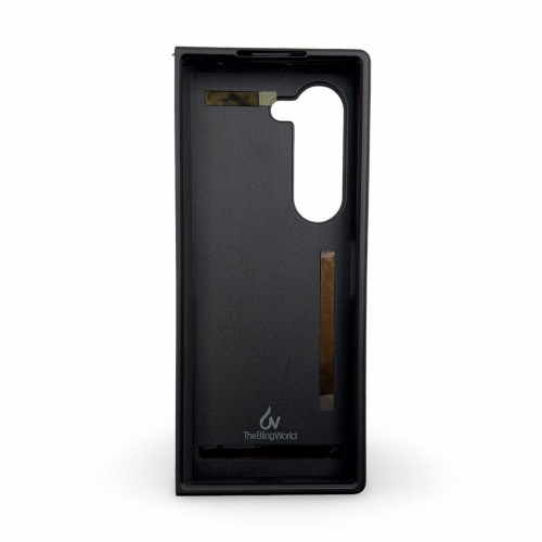 D81 Кейс TheBlingWorld за Samsung Z Fold 6 от 2 части - Златист D81 Кейс TheBlingWorld за Samsung Z Fold 6 от 2 части - Златист