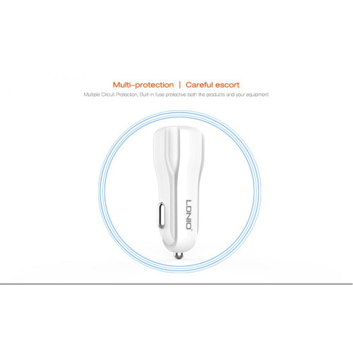 12V Зарядно 3.4A LDNIO C331 2 PORT USB към Lightning