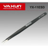 YAXUN 11ESD – Антистатична пинсета права, 14 см