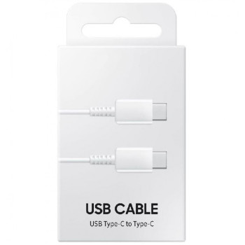Кабел USB-C към USB-C 25W 2M (кут.) Бързо зареждане - Бял