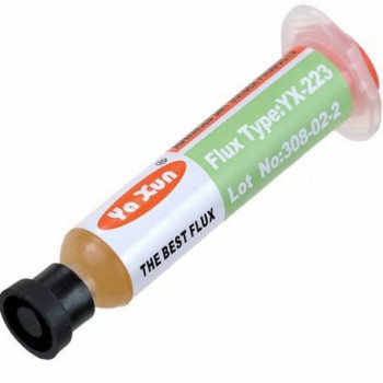 YAXUN YX-223 (Кафяв) Флюс паста за запояване Yaxun YX-223 - спринцовка