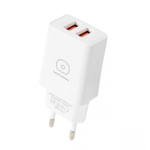 WUW C155 Захранващ Двойно USB Адаптер зарядно 3.1A.