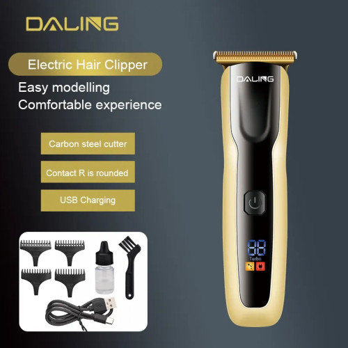 DALING DL-1556 Акумулаторен тример за мъже, професионална машинка за подстригване, 2600mAh DALING DL-1556 Акумулаторен тример за мъже, професионална машинка за подстригване, 2600mAh