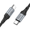 HOCO Кабел “X102 Fresh” 60W Type-C към Type-C (1M) - Черен