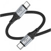 HOCO Кабел “X102 Fresh” 60W Type-C към Type-C (1M) - Черен