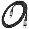 HOCO Кабел “X102 Fresh” 60W Type-C към Type-C (1M) - Черен