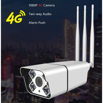 B5 - 4G 2МP камера Външна водоустойчива камера за видеонаблюдение със 3 антени SIM карта 4G / WIFI
