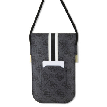 2200 GUESS US WALLET 4G STRIPES BLACK