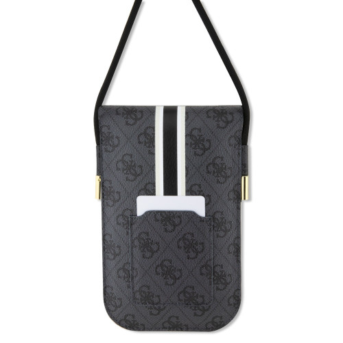 2200 GUESS US WALLET 4G STRIPES BLACK