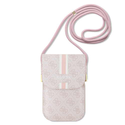 2231 GUESS US WALLET 4G STRIPES PINK