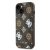 3020 GUESS HC MAGSAFE PU PEONY ON 4G BACKGROUND BROWN iPhone 15