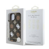 3020 GUESS HC MAGSAFE PU PEONY ON 4G BACKGROUND BROWN iPhone 15