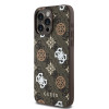 3037 GUESS HC MAGSAFE PU PEONY ON 4G BACKGROUND BROWN iPhone 15 PRO