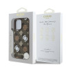 3037 GUESS HC MAGSAFE PU PEONY ON 4G BACKGROUND BROWN iPhone 15 PRO
