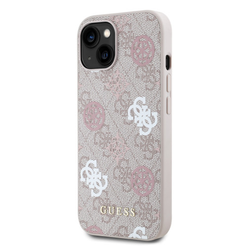 3327 GUESS HC MAGSAFE PU PEONY ON 4G BACKGROUND PINK iPhone 15