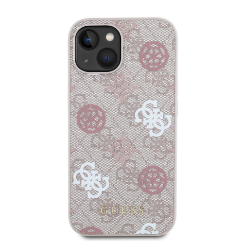 3327 GUESS HC MAGSAFE PU PEONY ON 4G BACKGROUND PINK iPhone 15
