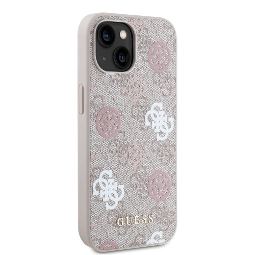 3327 GUESS HC MAGSAFE PU PEONY ON 4G BACKGROUND PINK iPhone 15