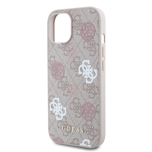 3327 GUESS HC MAGSAFE PU PEONY ON 4G BACKGROUND PINK iPhone 15