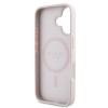 6774 GUESS HC MAGSAFE PU 4G CIRCLE W/ CLASSIC LOGO PINK iPhone 16