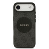 9977 GUESS HC MAGSAFE PU 4G CIRCLE W/ CLASSIC LOGO BLACK iPhone 17 AIR