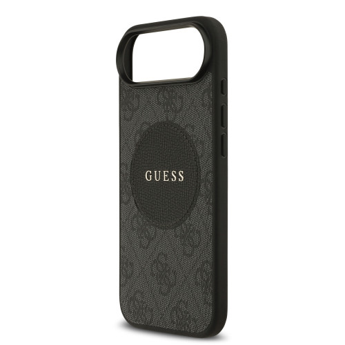 9977 GUESS HC MAGSAFE PU 4G CIRCLE W/ CLASSIC LOGO BLACK iPhone 17 AIR