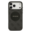 9991 GUESS HC MAGSAFE PU 4G CIRCLE W/ CLASSIC LOGO BLACK iPhone 17 PRO MAX