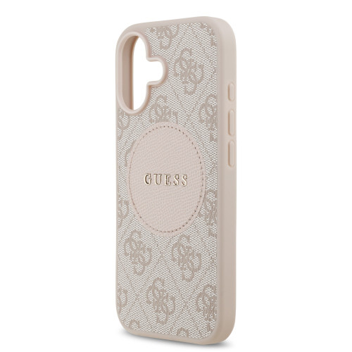 0041 GUESS HC MAGSAFE PU 4G CIRCLE W/ CLASSIC LOGO PINK iPhone 17