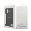 0966 GUESS HC MAGSAFE PU 4G RING CLASSIC LOGO BLACK iPhone17