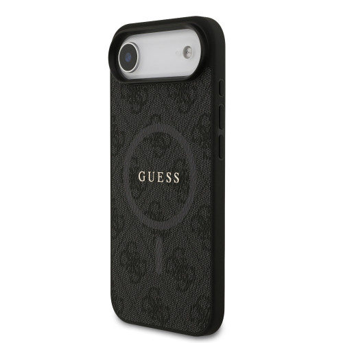 0973 GUESS HC MAGSAFE PU 4G RING CLASSIC LOGO BLACK iPhone 17 AIR