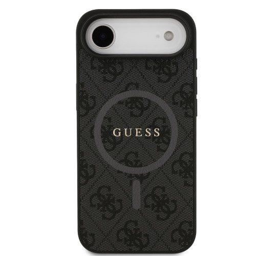 0973 GUESS HC MAGSAFE PU 4G RING CLASSIC LOGO BLACK iPhone 17 AIR