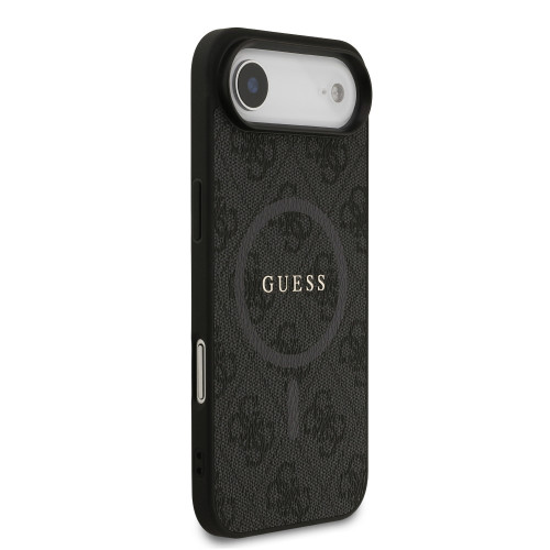 0973 GUESS HC MAGSAFE PU 4G RING CLASSIC LOGO BLACK iPhone 17 AIR