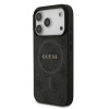 0980 GUESS HC MAGSAFE PU 4G RING CLASSIC LOGO BLACK iPhone 17 PRO