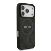0980 GUESS HC MAGSAFE PU 4G RING CLASSIC LOGO BLACK iPhone 17 PRO