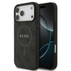 0997 GUESS HC MAGSAFE PU 4G RING CLASSIC LOGO BLACK iPhone 17 PRO MAX
