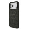 0997 GUESS HC MAGSAFE PU 4G RING CLASSIC LOGO BLACK iPhone 17 PRO MAX