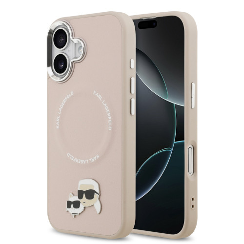 5459 KARL HC MAGSAFE PU K&C PINS PINK iPhone 17