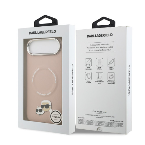 5466 KARL HC MAGSAFE PU K&C PINS PINK iPhone 17 AIR