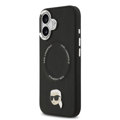 5619 KARL HC MAGSAFE PU KARL PIN BLACK iPhone 17