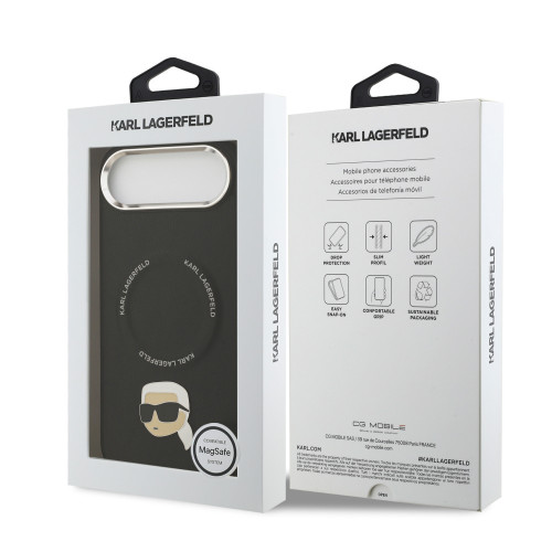 5626 KARL HC MAGSAFE PU KARL PIN BLACK iPhone 17 AIR