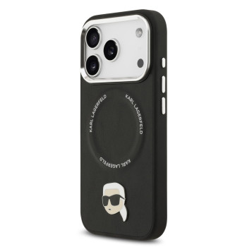 5640 KARL HC MAGSAFE PU KARL PIN BLACK iPhone 17 PRO MAX