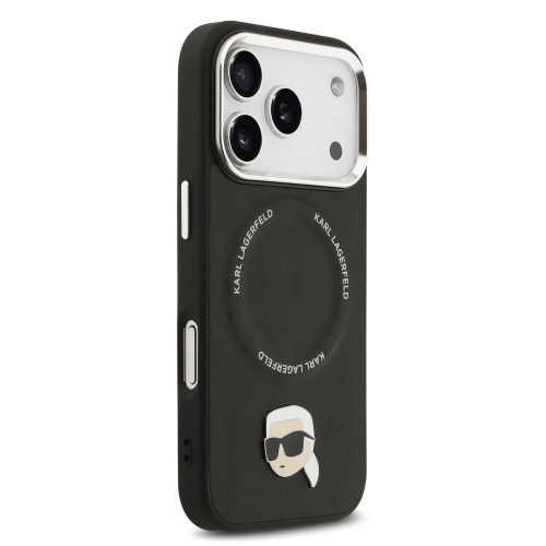5640 KARL HC MAGSAFE PU KARL PIN BLACK iPhone 17 PRO MAX