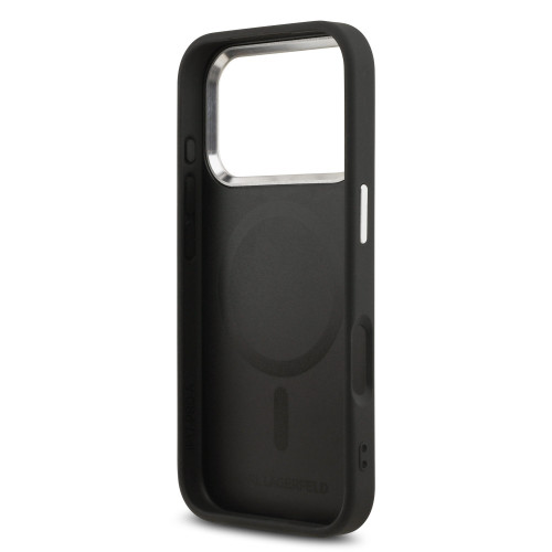 5640 KARL HC MAGSAFE PU KARL PIN BLACK iPhone 17 PRO MAX