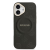 9674 GUESS HC MAGSAFE PU W/ PEONY HOT STAMP BLACK iPhone 17