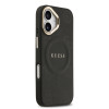 9674 GUESS HC MAGSAFE PU W/ PEONY HOT STAMP BLACK iPhone 17