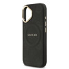 9674 GUESS HC MAGSAFE PU W/ PEONY HOT STAMP BLACK iPhone 17