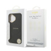 9674 GUESS HC MAGSAFE PU W/ PEONY HOT STAMP BLACK iPhone 17