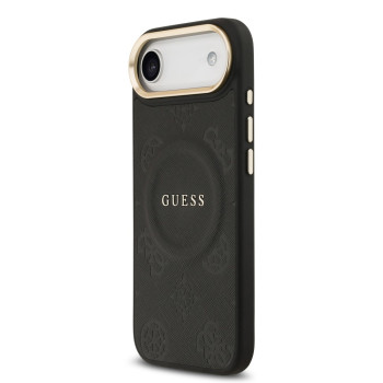 9681 GUESS HC MAGSAFE PU W/ PEONY HOT STAMP BLACK iPhone 17 AIR