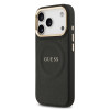 9698 GUESS HC MAGSAFE PU W/ PEONY HOT STAMP BLACK iPhone 17 PRO